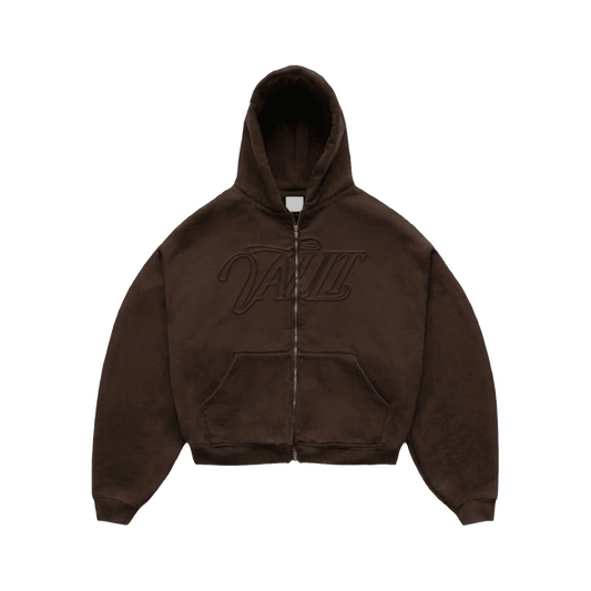 VAULT | BROWN HOODIE