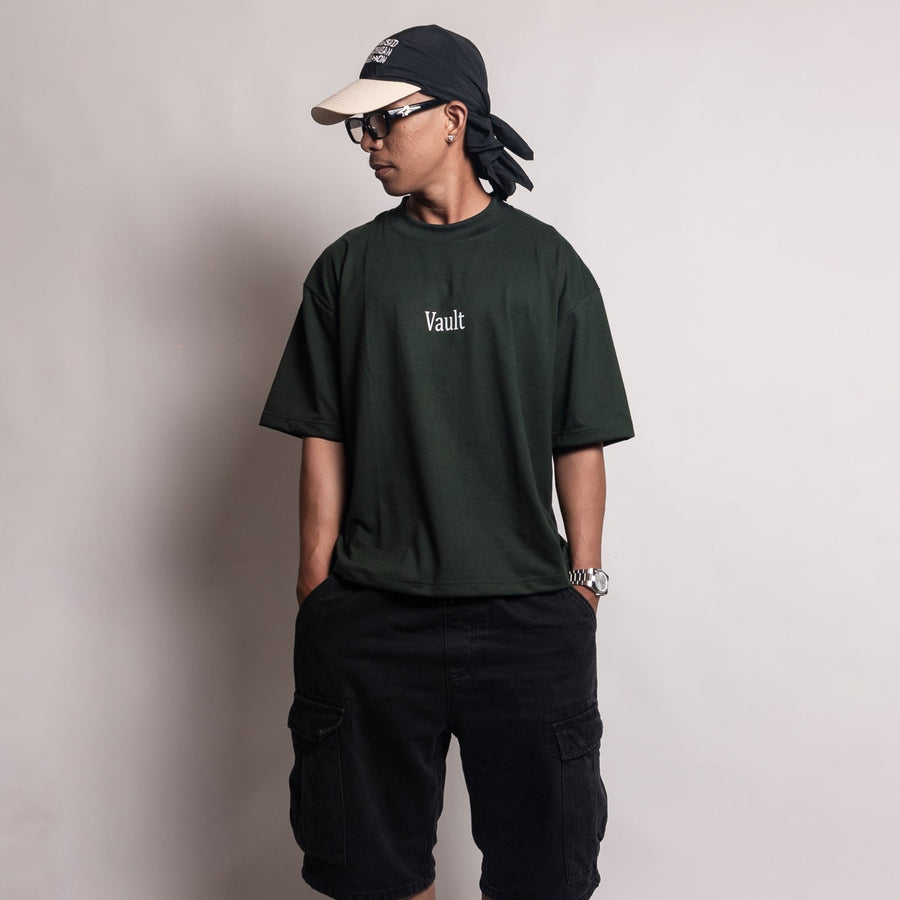 VAULT BASIC TEE | MOSS GREEN