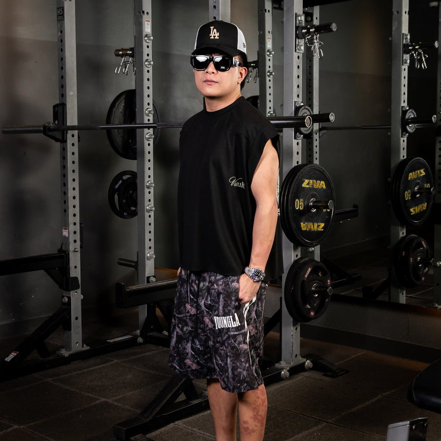 VAULT | THREADMARK MUSCLE TEE | BLACK