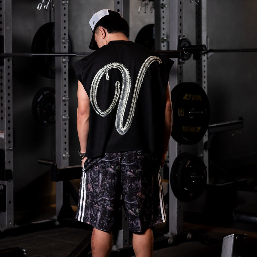 VAULT | THREADMARK MUSCLE TEE | BLACK