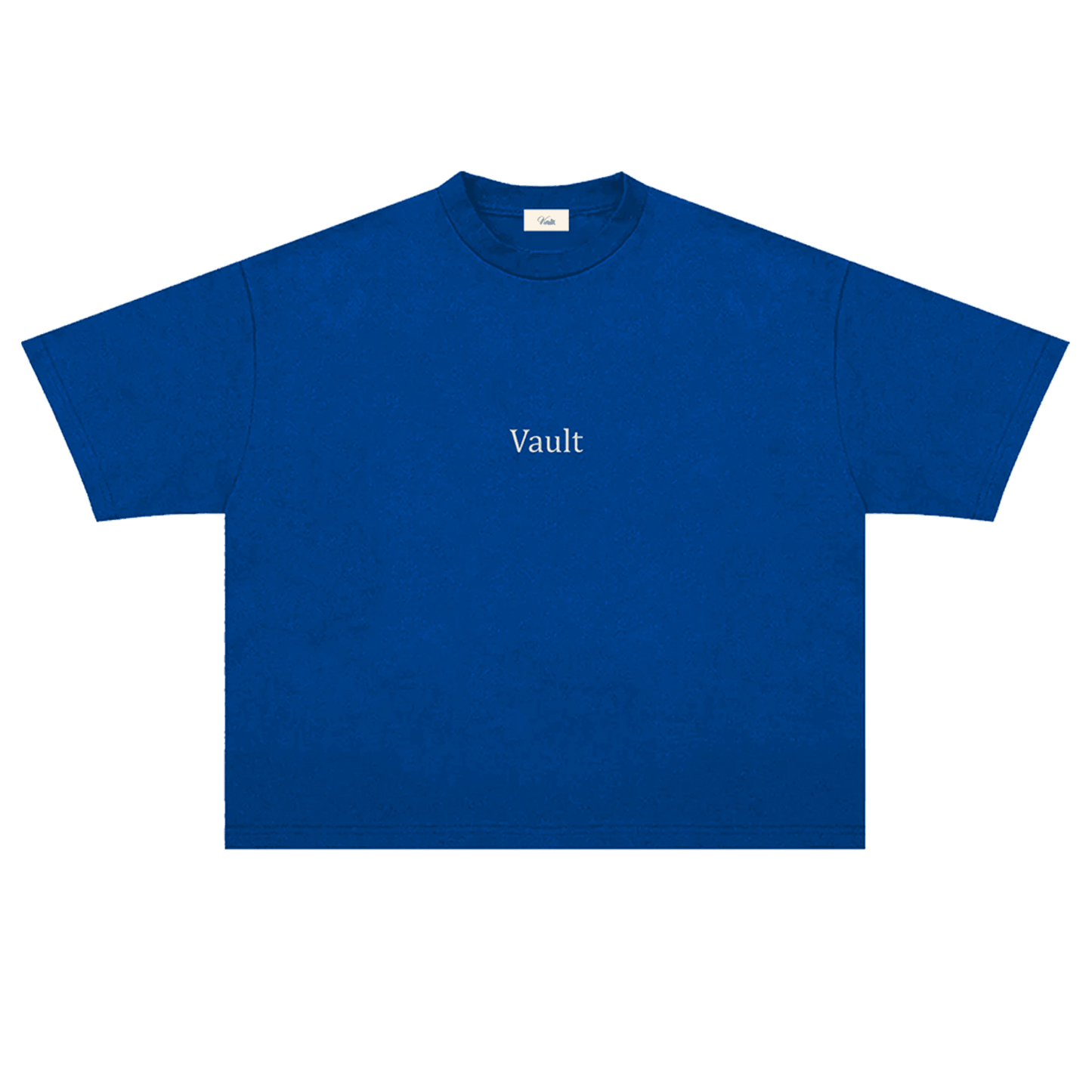 VAULT | BLUE BASIC TEE (BOXY FIT)
