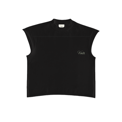 VAULT | THREADMARK MUSCLE TEE | BLACK