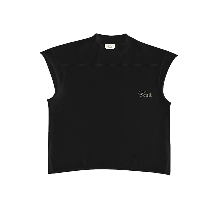 VAULT | THREADMARK MUSCLE TEE | BLACK