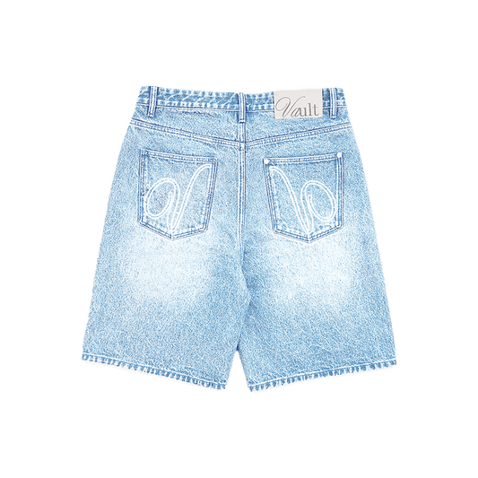 VAULT | ACID BLUE DENIM JORTS