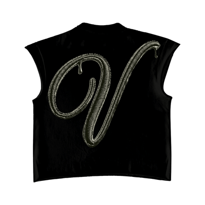 VAULT | BLACK MUSCLE TEE